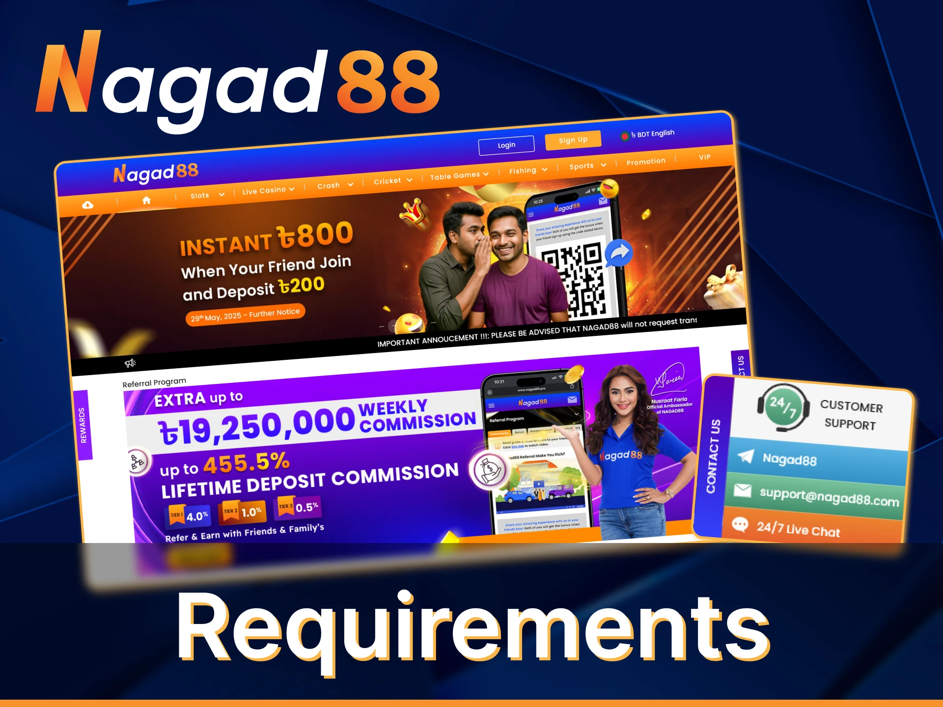 Read the simple rules for registering with Nagad88.