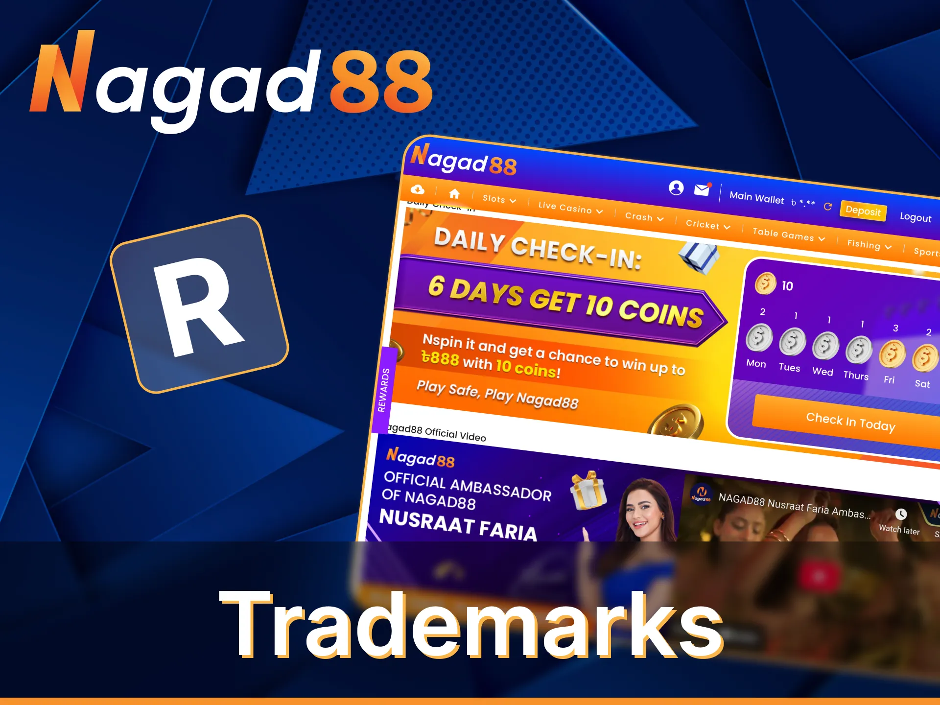 Learn about the rules for using trademarks of Nagad88.